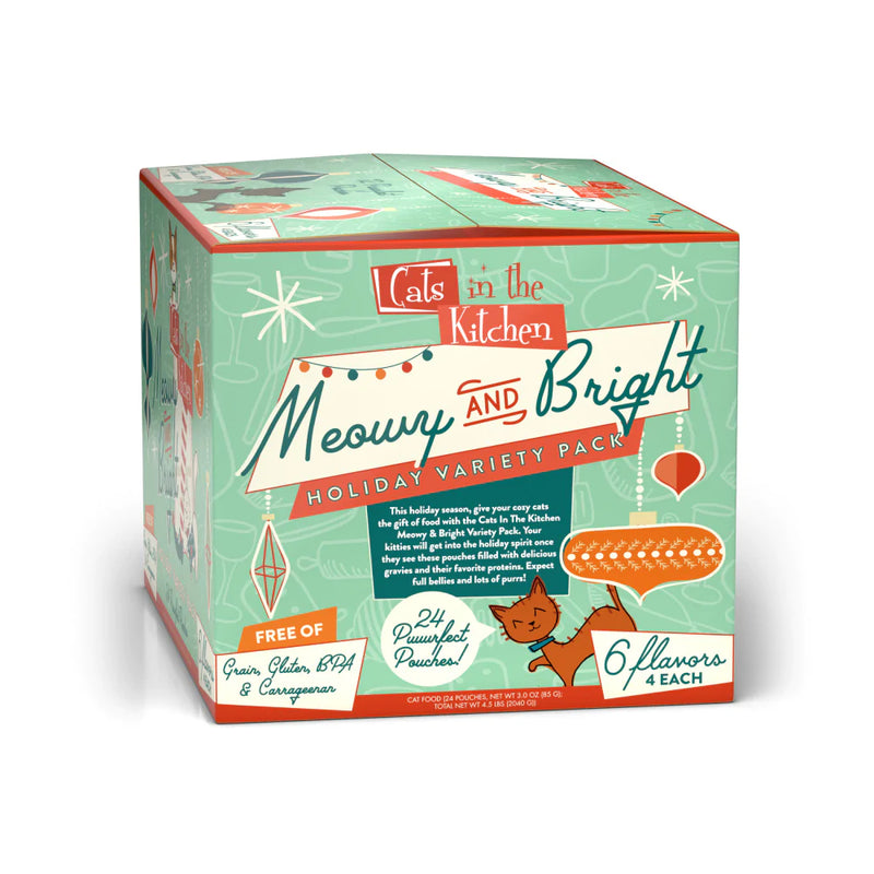Weruva Classic Meowy & Bright Holiday Variety Pack Canned Cat Food