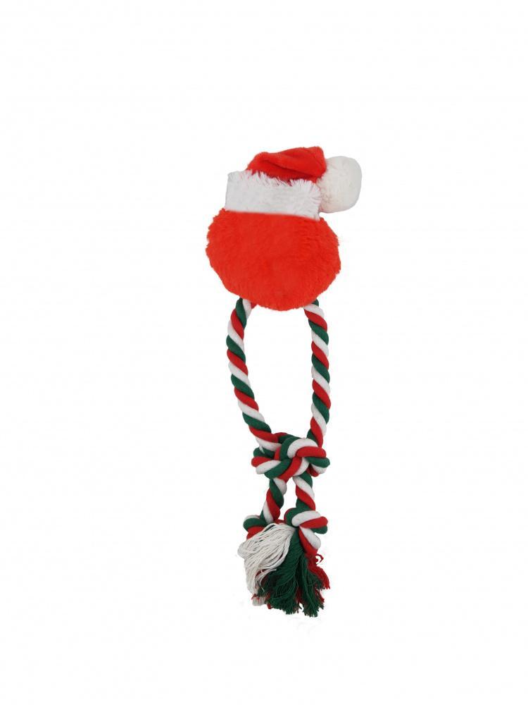 Pet Krewe Sesame Street Santa Elmo Dog Chew Toy