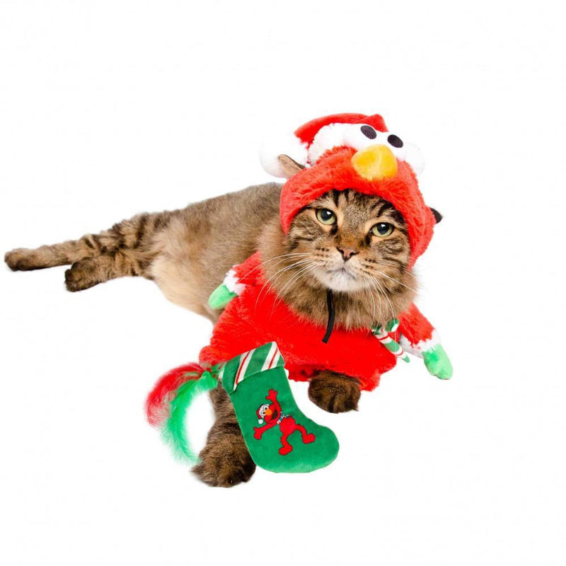 Pet Krewe Sesame Street Santa Elmo Catnip Cat Toy