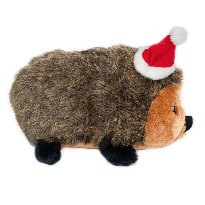 ZippyPaws Holiday Hedgehog Plush Dog Toy