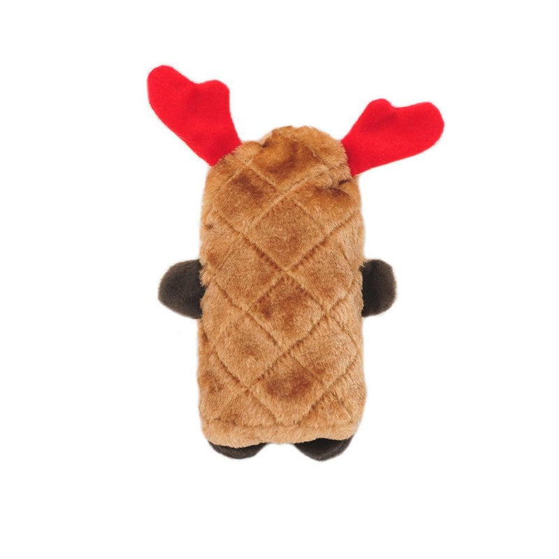 ZippyPaws Colossal Buddy Holiday Reindeer Plush Dog Toy