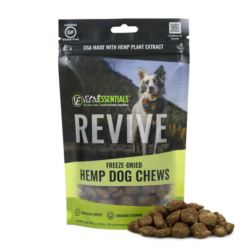 Vital Essentials REVIVE Freeze-Dried Hemp Chews for Dogs