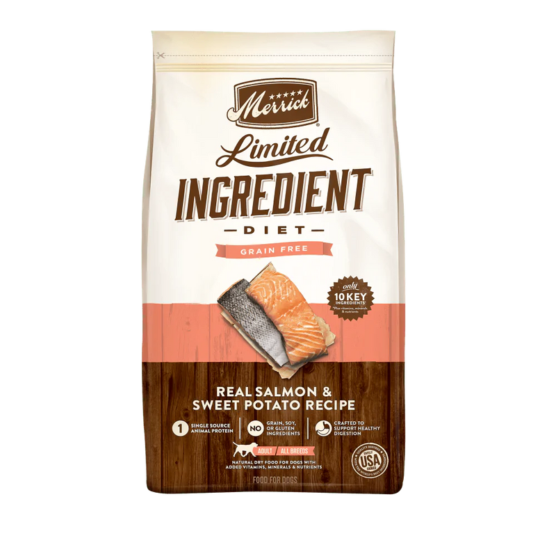 Merrick Limited Ingredient Diet Grain Free Real Salmon & Sweet Potato Recipe Dry Dog Food