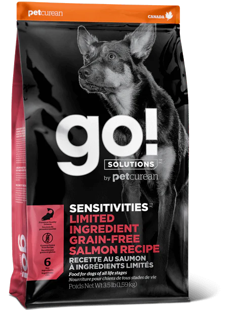 Petcurean GO! Solutions Sensitivities Limited Ingredient Salmon Recipe Dry Dog Food