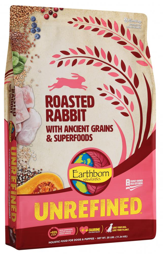 Earthborn Holistic Unrefined Roasted Rabbit with Ancient Grains & Superfoods Dry Dog Food