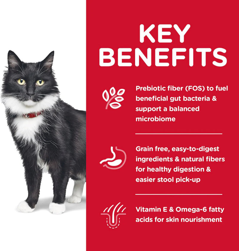 Hill's Science Diet Adult Sensitive Stomach & Skin Grain Free Tender Salmon & Yellow Pea Dry Cat Food