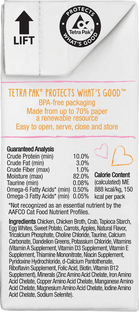 Caru Classic Grain Free Chicken & Crab Stew Recipe  Wet Cat Food