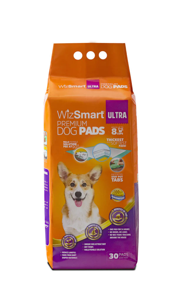 WizSmart Ultra All Day Dry Premium Dog Pads