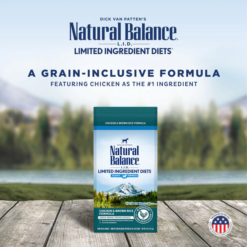 Natural Balance L.I.D. Limited Ingredient Diets Chicken & Brown Rice Puppy Formula Dry Dog Food