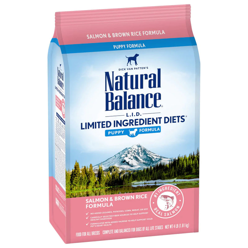 Natural Balance L.I.D. Limited Ingredient Diets Salmon & Brown Rice Puppy Formula Dry Dog Food