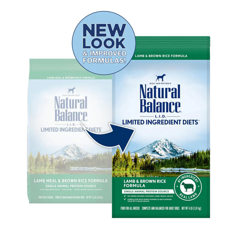 Natural Balance L.I.D. Limited Ingredient Diets Lamb & Brown Rice Formula Dry Dog Food