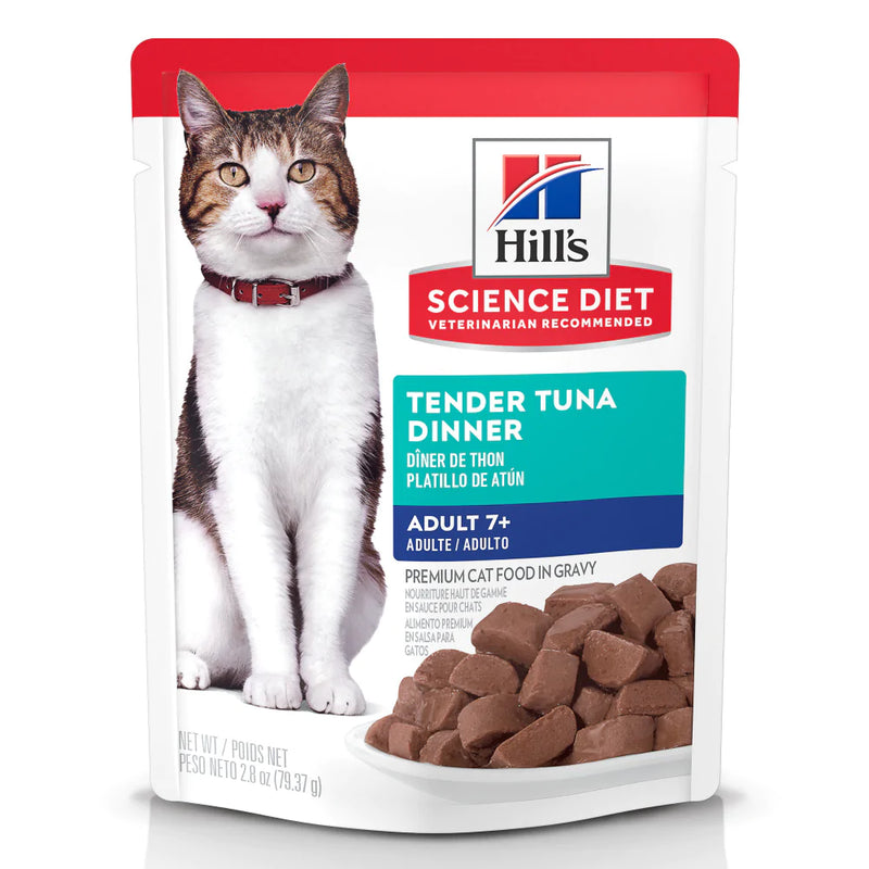 Hill's Science Diet Senior 7+ Tender Tuna Dinner Wet Cat Food