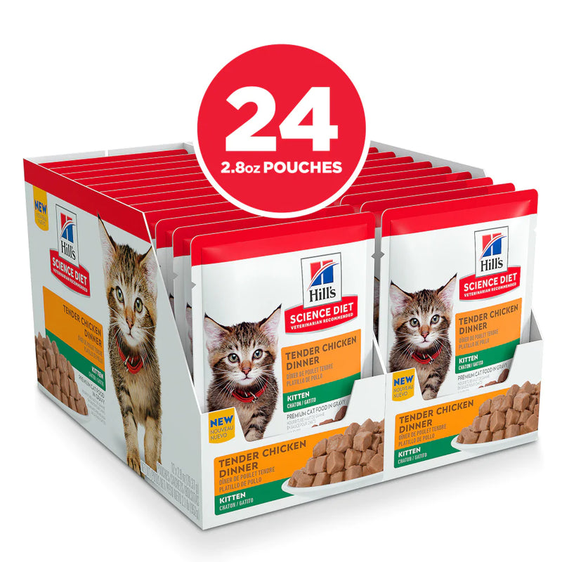 Hill's Science Diet Tender Chicken Dinner Kitten Wet Cat Food