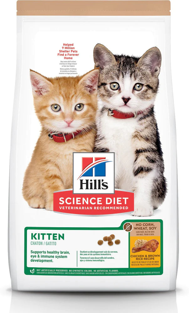 Hill's Science Diet No Corn, Wheat, or Soy Chicken Kitten Dry Cat Food