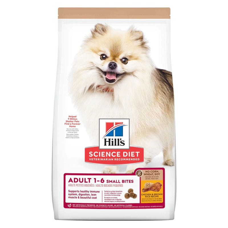 Hill's Science Diet Small Bites No Corn, Wheat, Soy Chicken Small Breed Adult Dry Dog Food