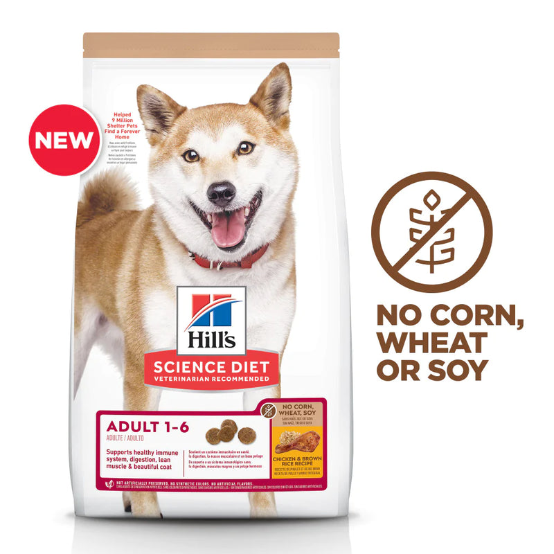 Hill's Science Diet No Corn, Wheat, Soy Chicken Adult Dry Dog Food