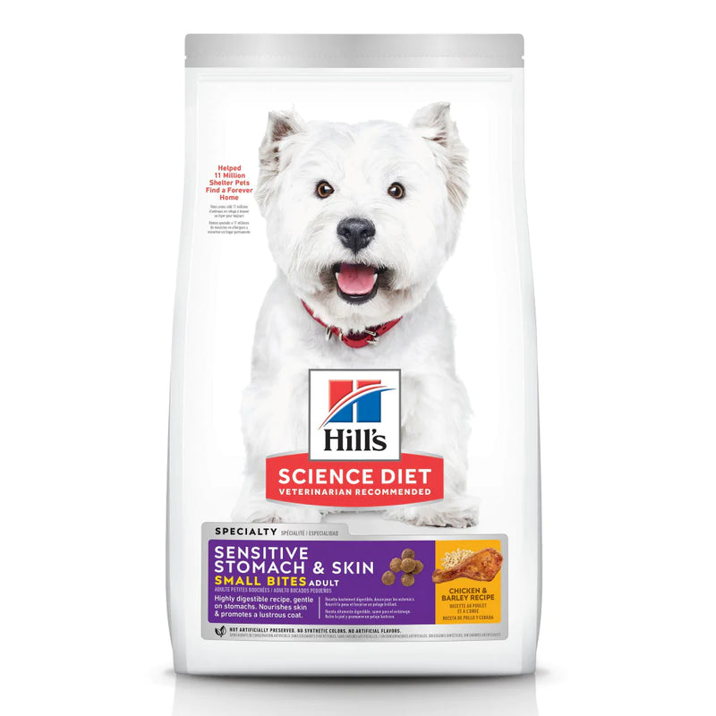 Hill's Science Diet Sensitive Stomach & Skin Small Bites Chicken Recipe Adult Dry Dog Food