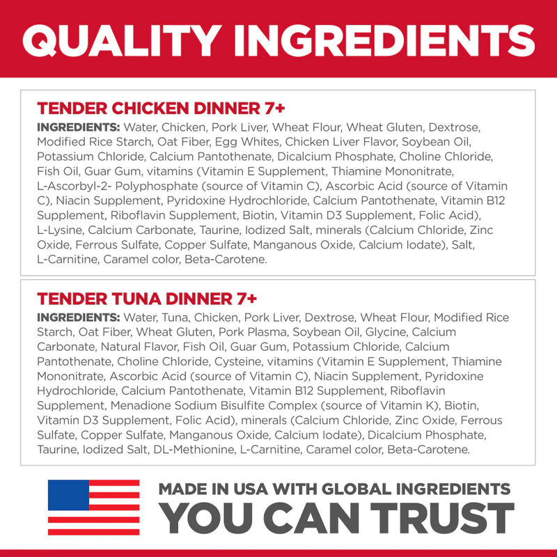 Hill's Science Diet Adult 7+ Tender Dinner Variety Pack Senior Wet Cat Food