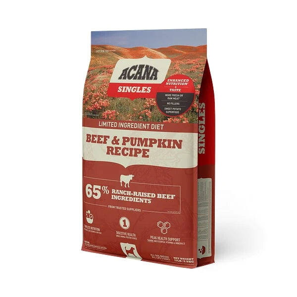 ACANA Singles Beef & Pumpkin Recipe Grain Free Dry Dog Food