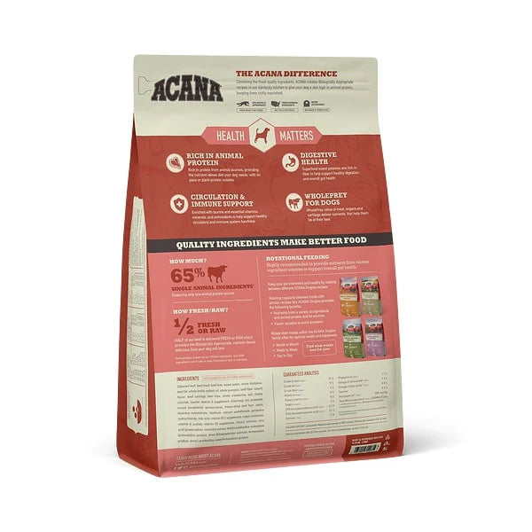 ACANA Singles Beef & Pumpkin Recipe Grain Free Dry Dog Food