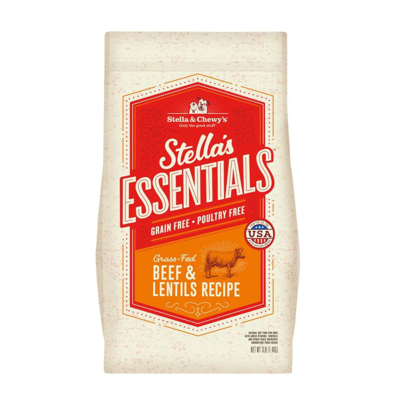 Stella & Chewy's Stella's Essentials Kibble Grass Fed Beef & Lentils Recipe Dry Dog Food