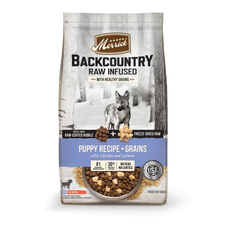 Merrick Backcountry Raw Infused with Healthy Grains Puppy Recipe Dry Dog Food