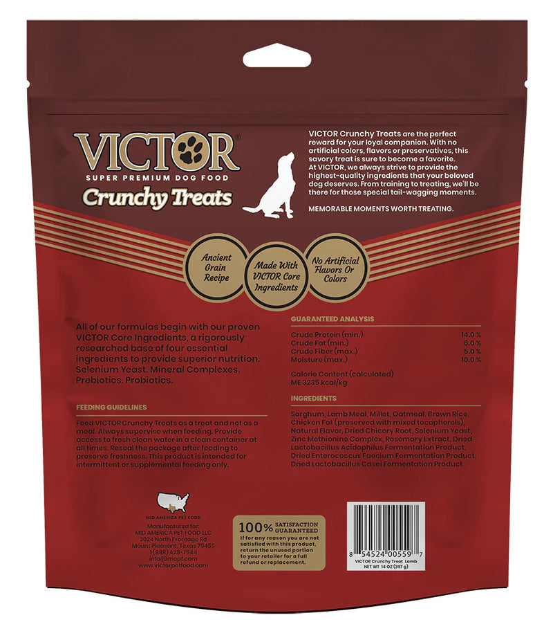 VICTOR Classic Crunchy Treats with Lamb Meal for Dogs