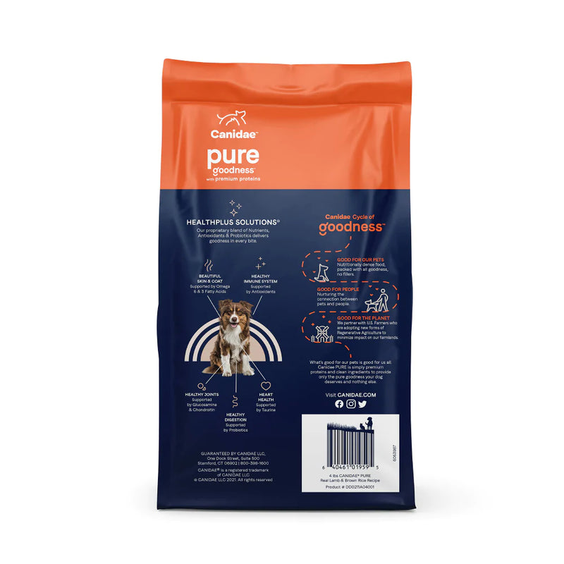 Canidae Pure with Grains Real Lamb & Brown Rice Recipe Dry Dog Food