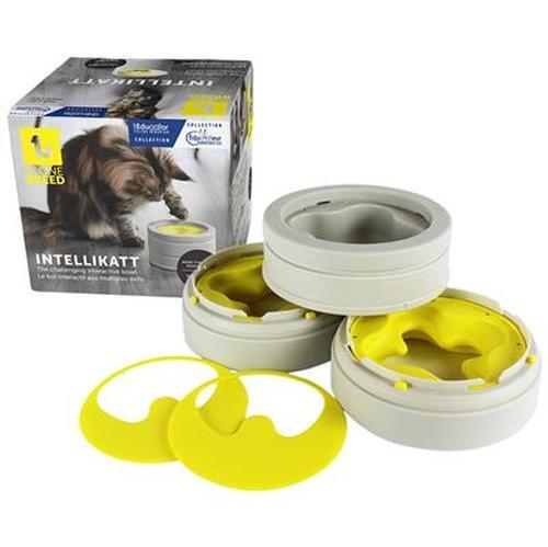 BeOneBreed Intellikatt Slow Feeder Cat Food Bowl