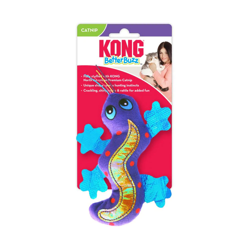 KONG Better Buzz Gecko Cat Toy