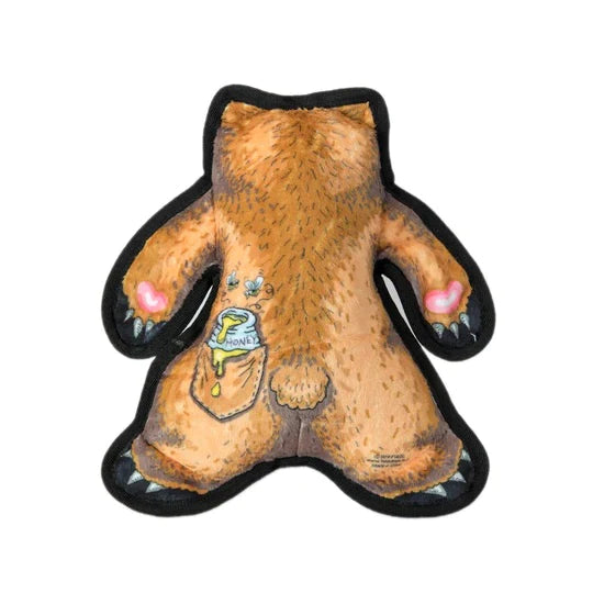 Fuzzu Wild Woodies - A Bear Named Pierre Dog Toy
