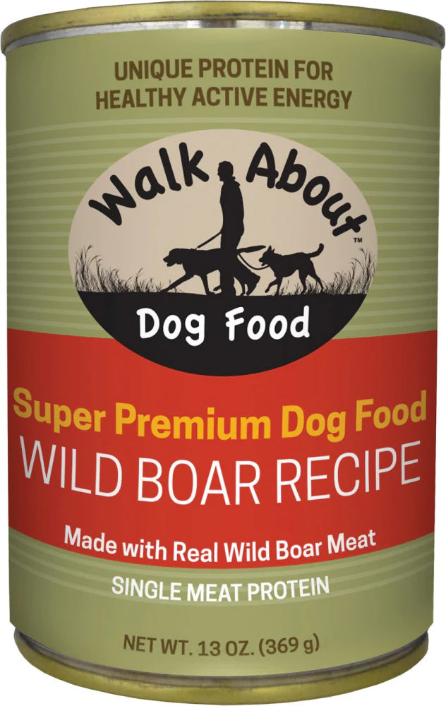 Walk About Grain Free Wild Boar Recipe Canned Dog Food