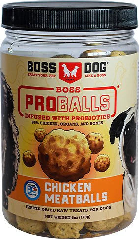 Boss Dog Proballs Chicken Meatball Freeze Dried Dog Treats