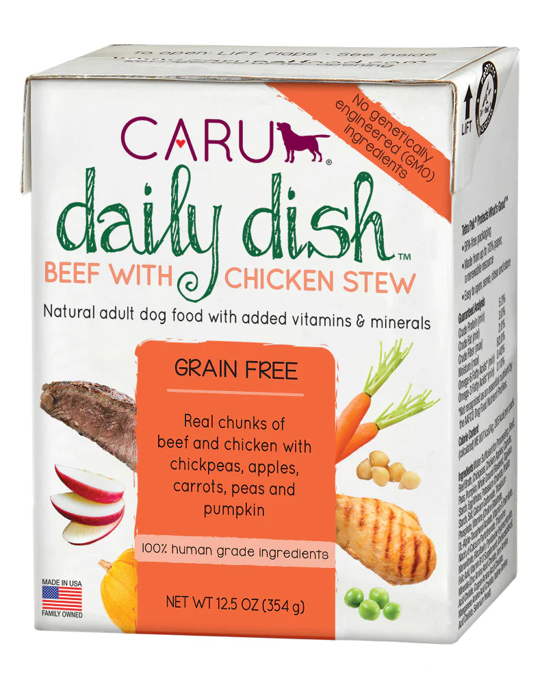 Caru Daily Dish Beef With Chicken Stew For Dogs