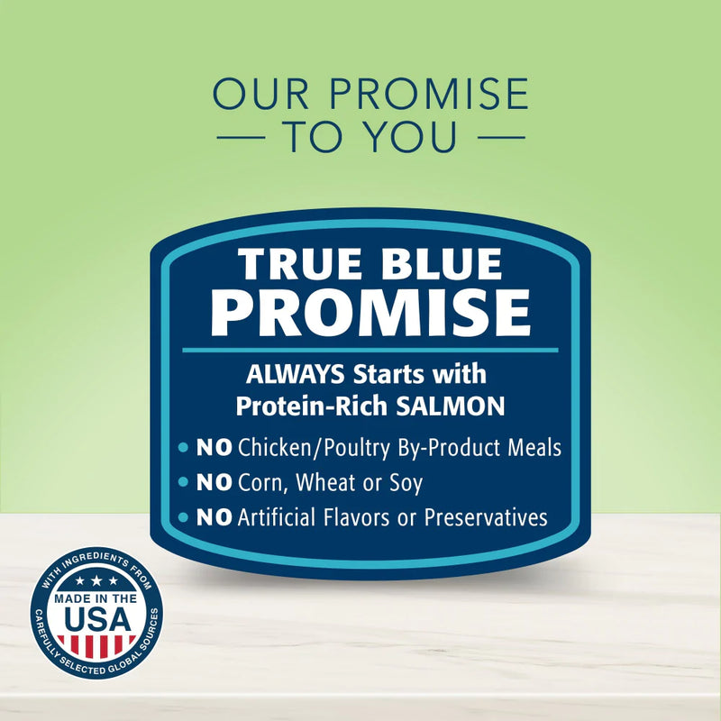 Blue Buffalo True Solutions Perfect Coat Natural Skin & Coat Care Salmon Recipe Adult Dry Cat Food