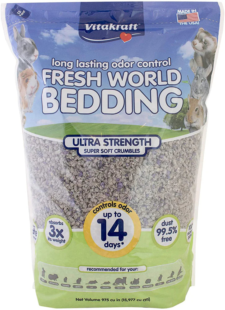 Vitakraft Fresh World Bedding Gray Fleck