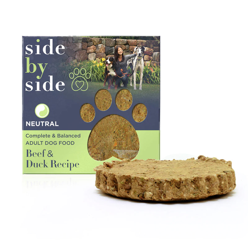 Side By Side Freeze Dried Neutral Beef & Duck Recipe Neutral Recipe Dry Dog Food