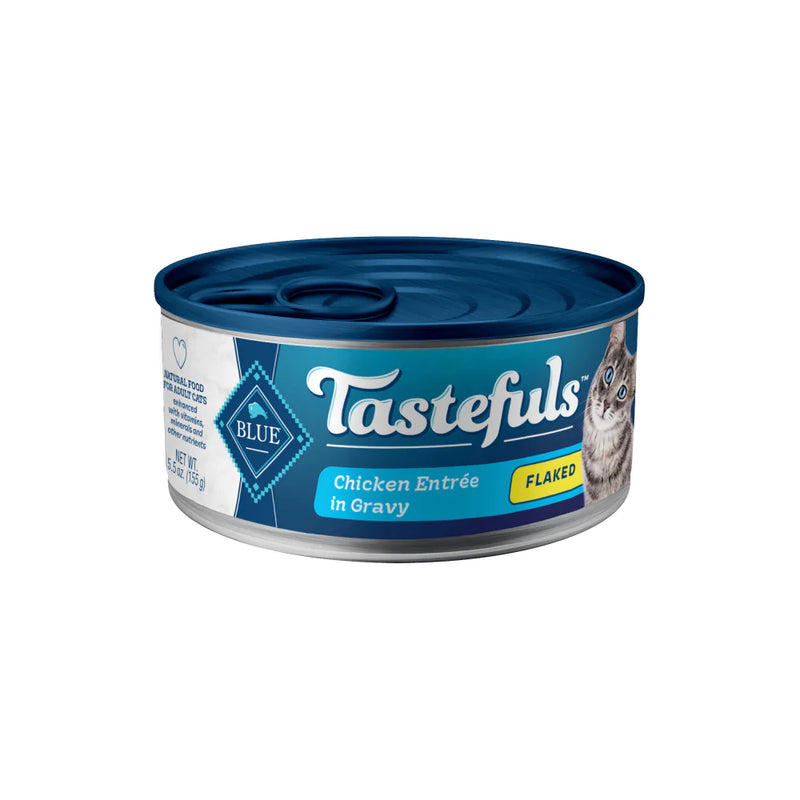 Blue Buffalo Tastefuls Natural Flaked Chicken Entree in Gravy Wet Cat Food