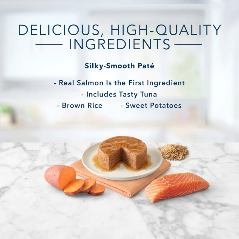 Blue Buffalo Tastefuls Natural Pate Salmon Entree Wet Cat Food