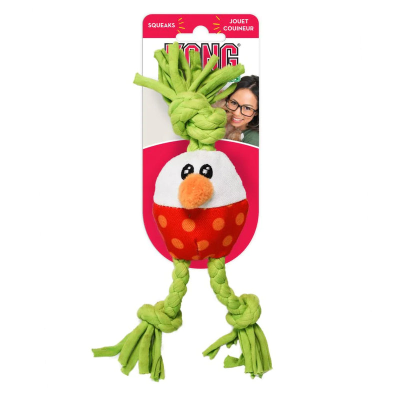 KONG Dots & Daisies Egg  Dog Toy