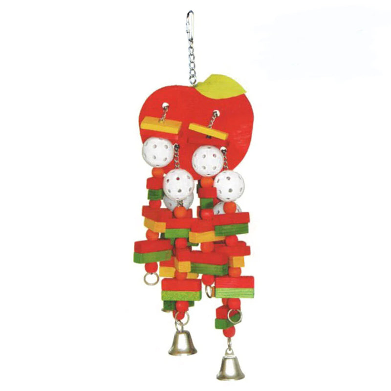 A & E Happy Beaks Large Apple Bird Cage Accessory