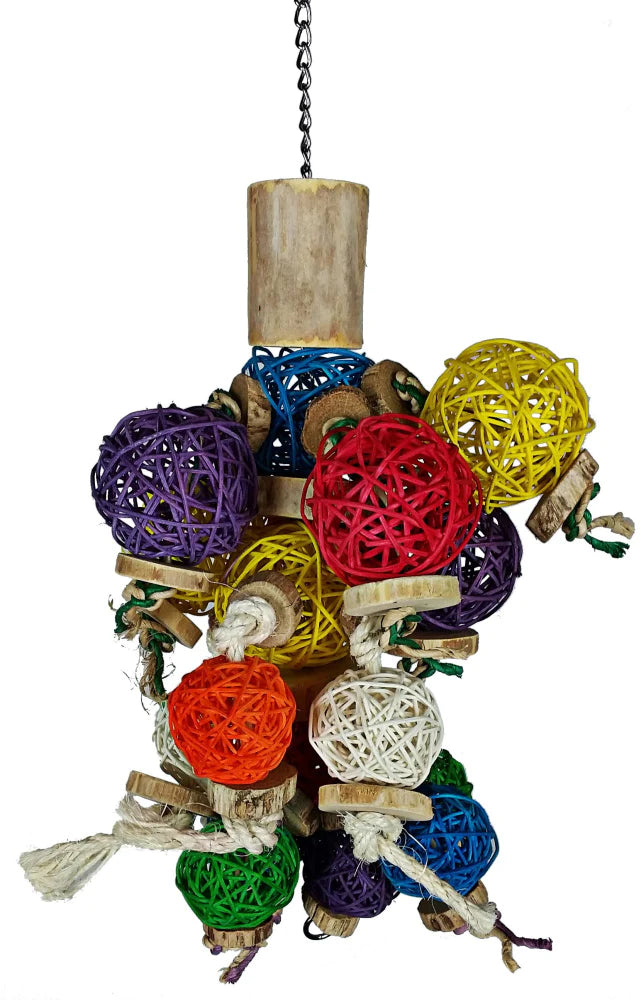 A & E Happy Beaks Ball Thing Bird Cage Accessory