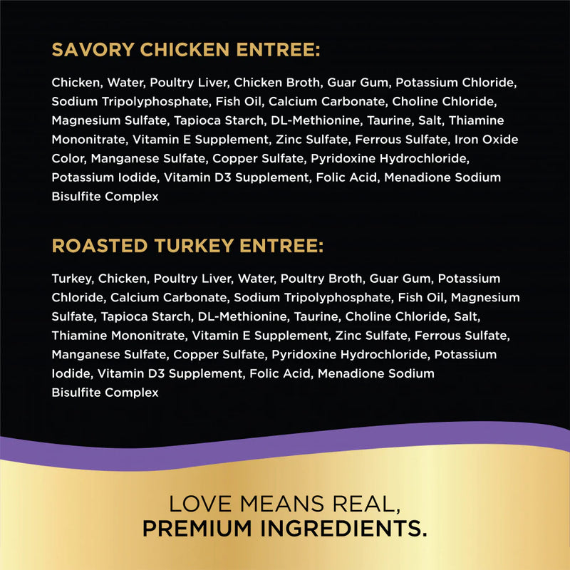 Sheba Pat Variety Pack Savory Chicken & Roasted Turkey Entres Perfect Portions Twin Pack Wet Cat Food