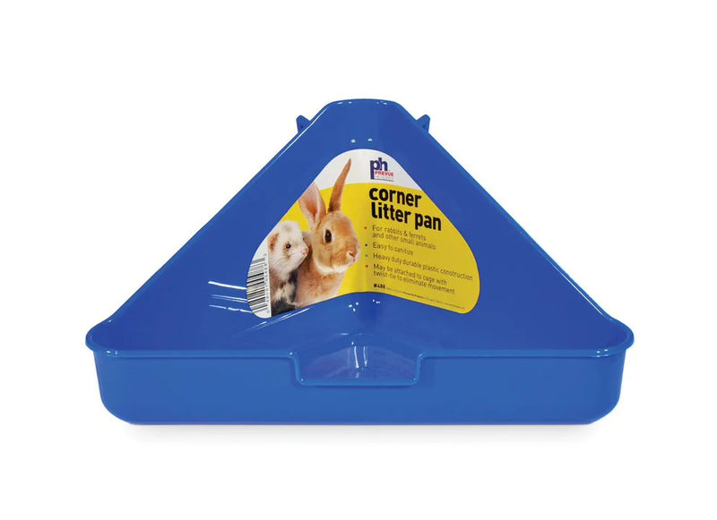 Prevue Plastic Corner Litter Pans for Small Animals