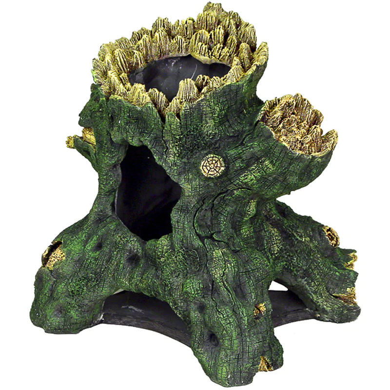 Blue Ribbon Exotic Environments Jumbo Size Hollow Tree Stump Tank Accessory