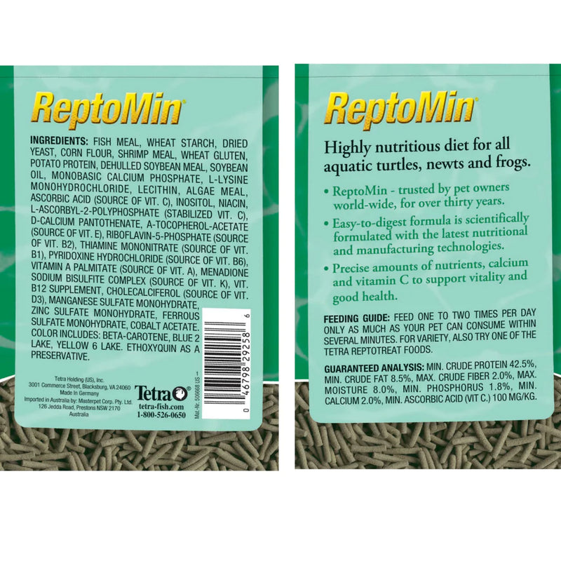 Tetra ReptoMin Floating Sticks Turtle & Amphibian Food
