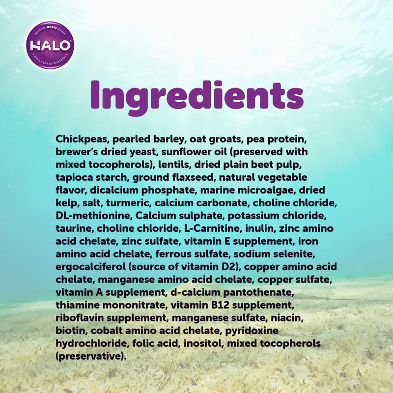 Halo Holistic Ocean of Vegan Recipe Dry Dog Food