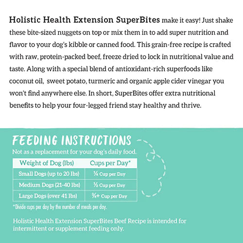 Health Extension SuperBites Freeze-Dried Meal Mixer Beef