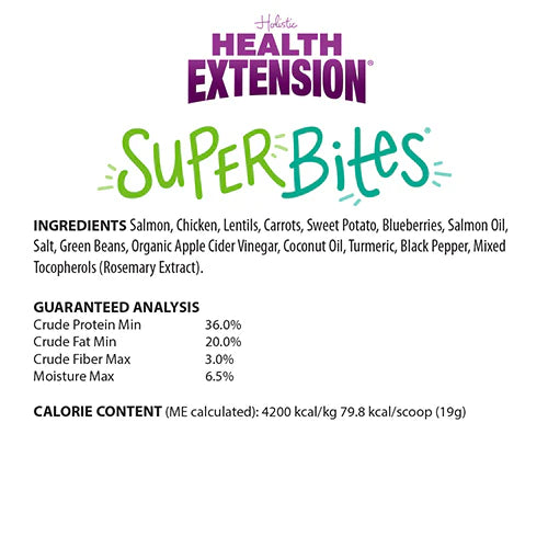 Health Extension SuperBites Freeze-Dried Meal Mixer Salmon