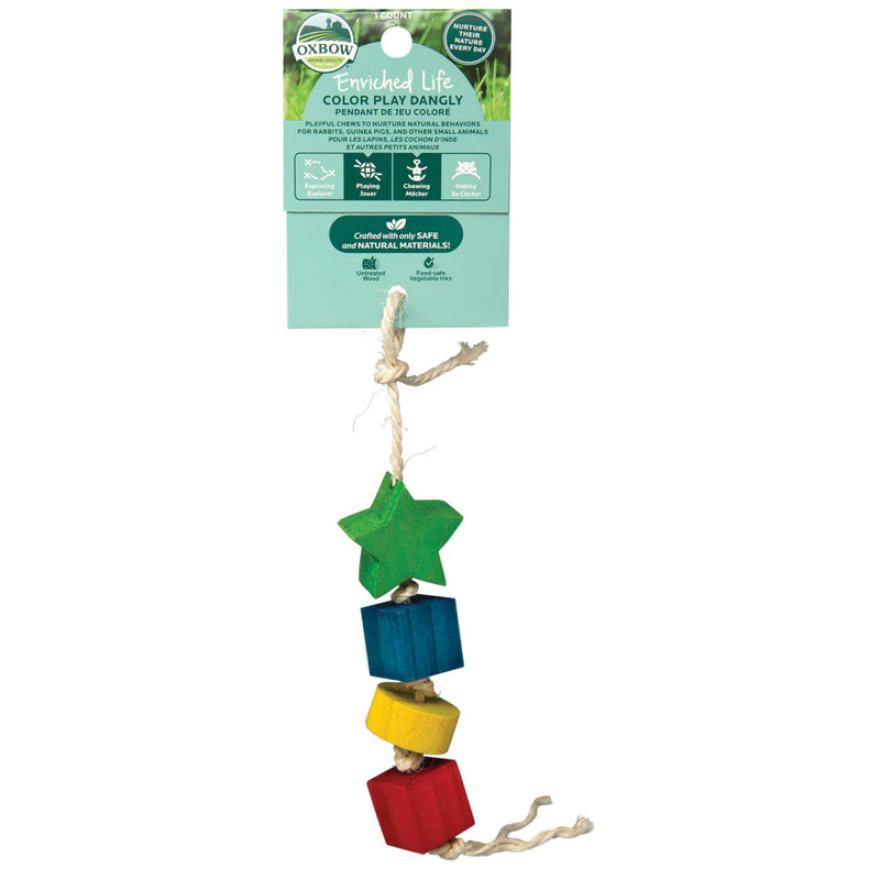 Oxbow Animal Health Enriched Life Color Play Dangly Toy